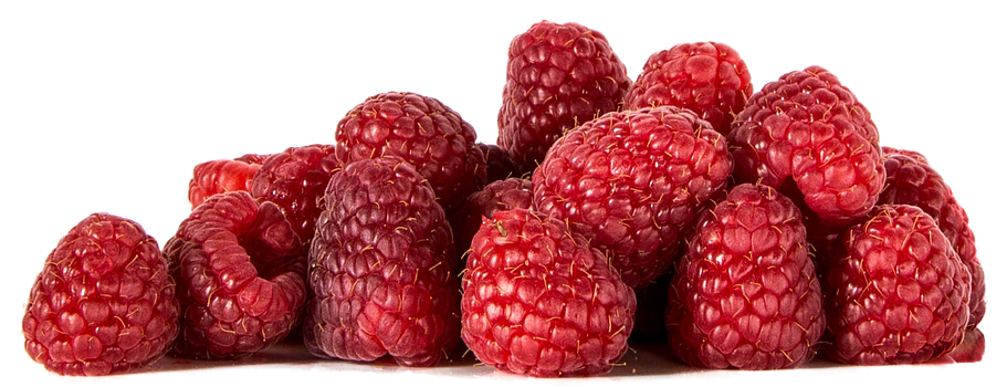 Fresh Raspberries Pile.png PNG image