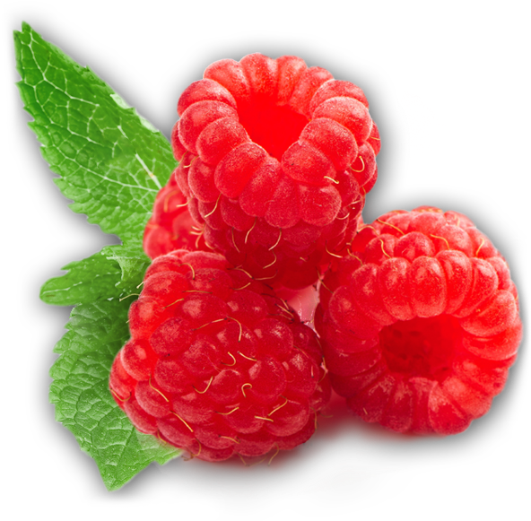 Fresh Raspberrieswith Leaf PNG image