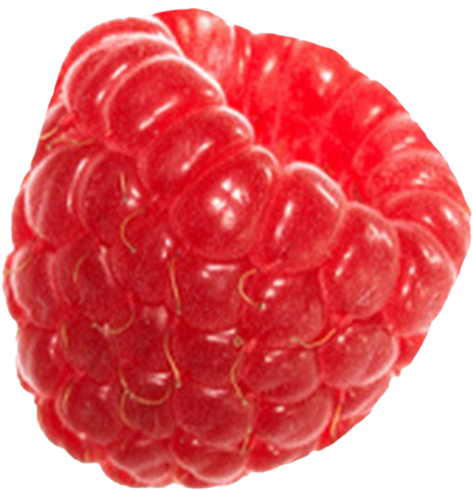 Fresh Raspberry Closeup.png PNG image