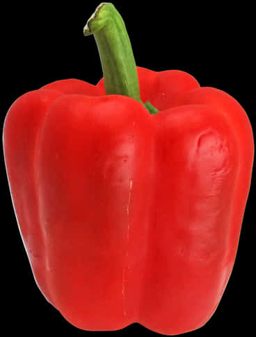 Fresh Red Bell Pepper Isolated PNG image