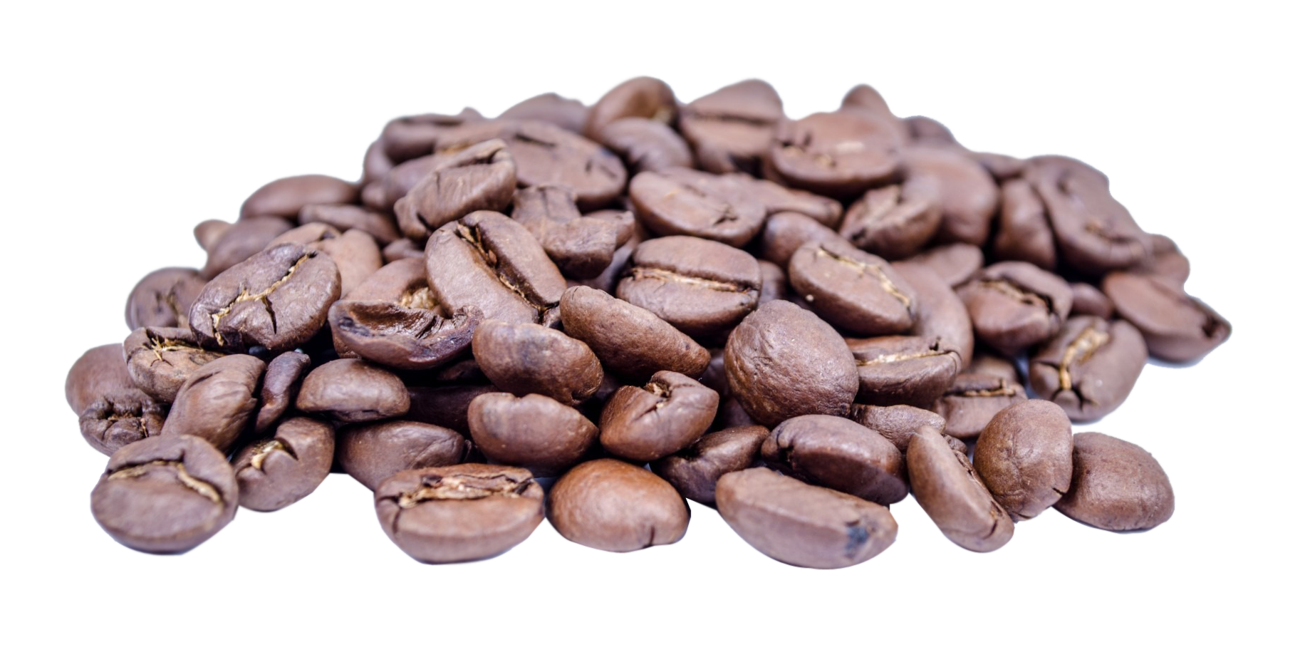 Fresh Roasted Coffee Beans Transparent Background PNG image