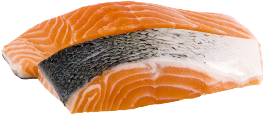 Fresh Salmon Steak Isolated PNG image