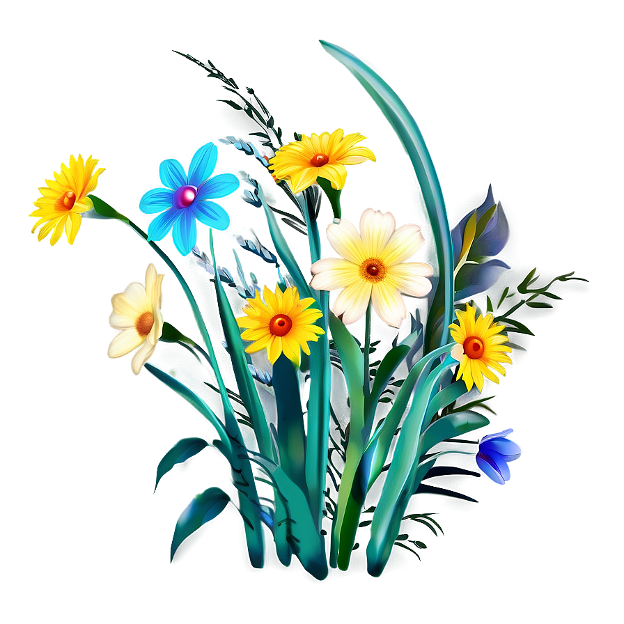 Fresh Spring Floral Png Srt90 PNG image