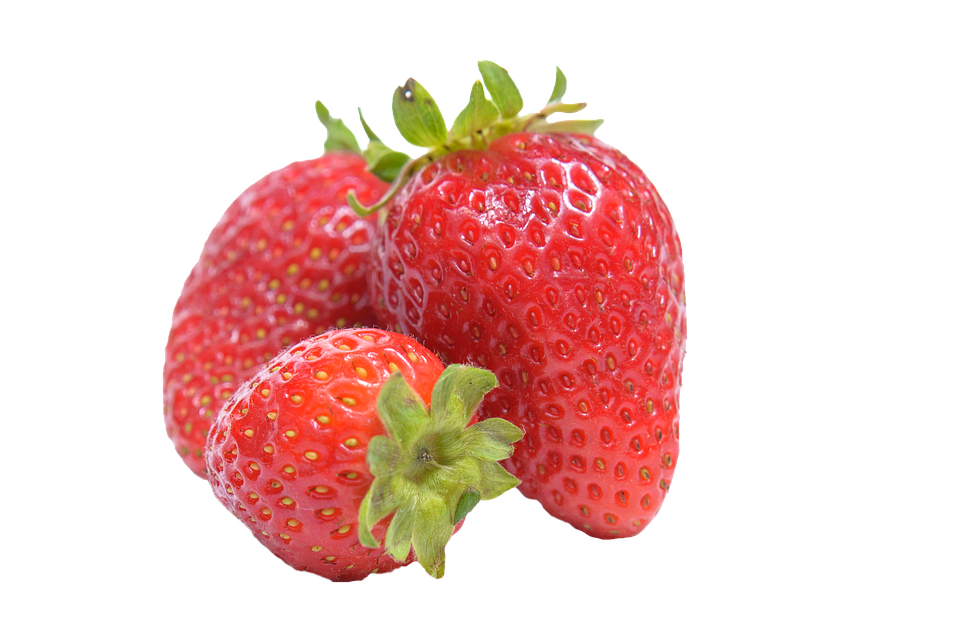 Fresh Strawberries Transparent Background PNG image