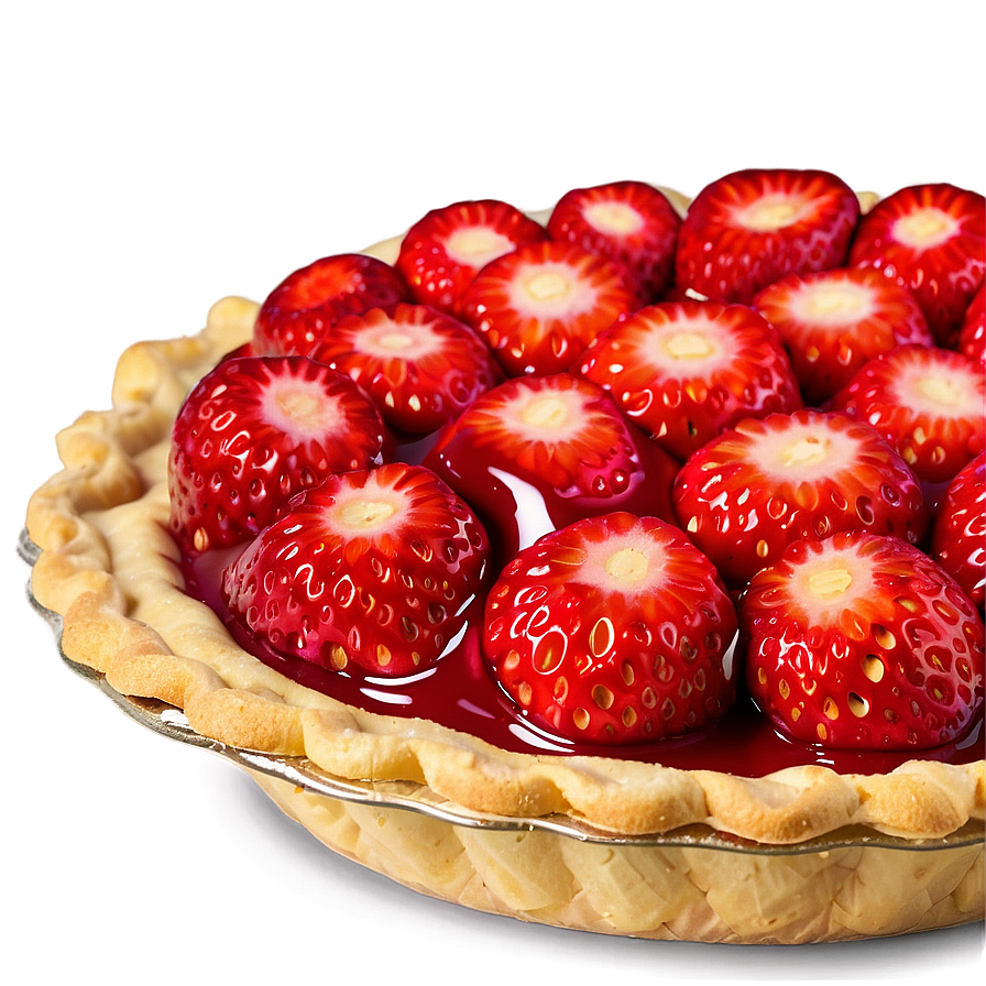 Fresh Strawberry Pie Png Ppu67 PNG image