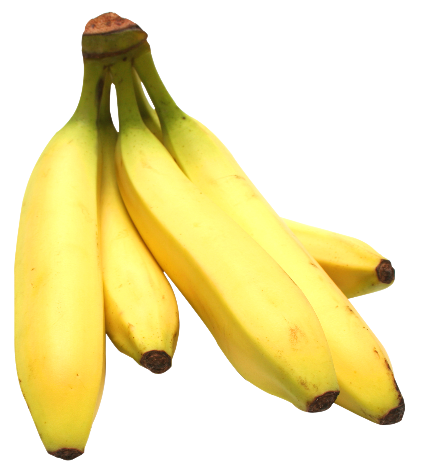 Fresh Yellow Bananas Isolated PNG image