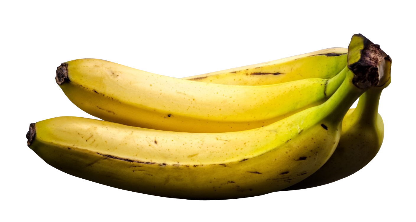 Fresh Yellow Bananas Isolated PNG image