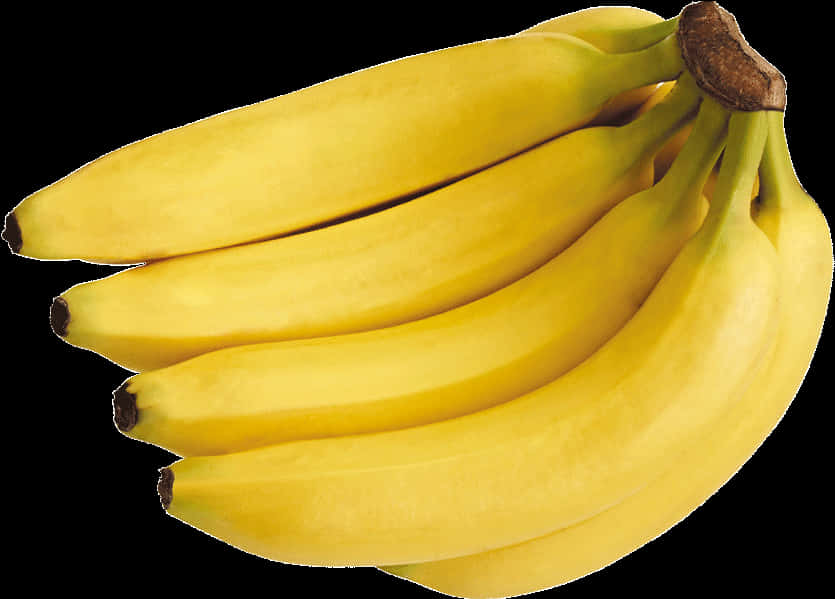 Fresh Yellow Bananas Isolated PNG image