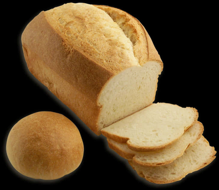 Freshly Baked Breadand Slices.jpg PNG image