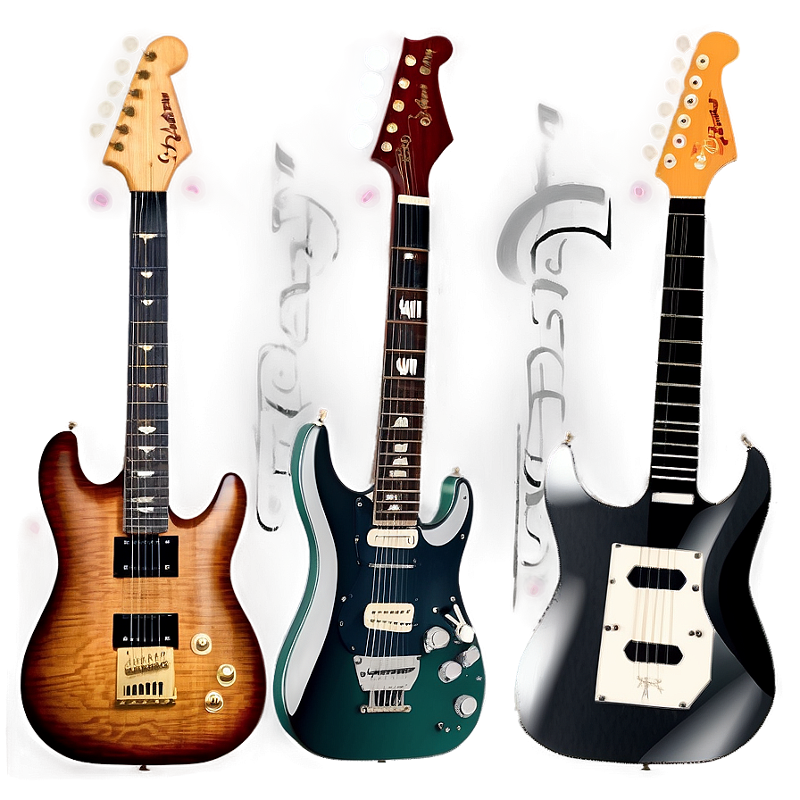 Fretboard Guitar Art Png 06272024 PNG image