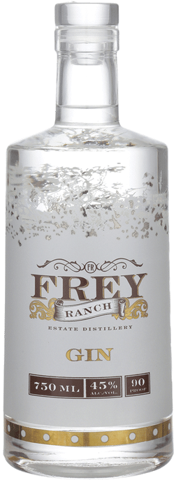 Frey Ranch Estate Distillery Gin Bottle PNG image