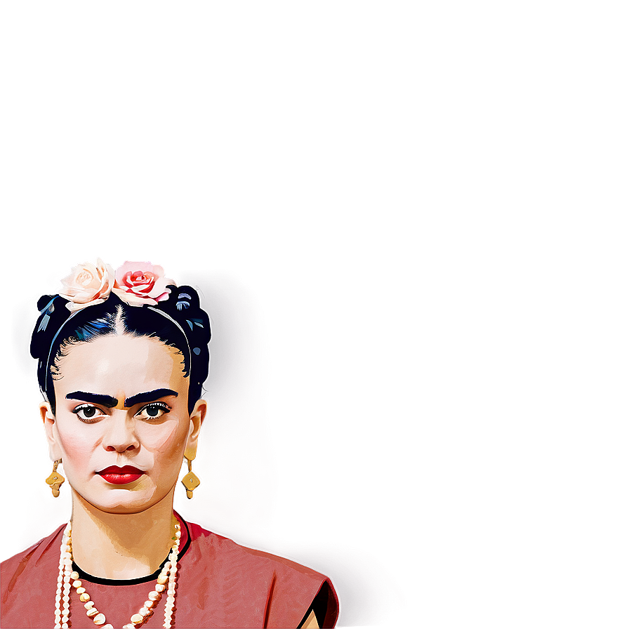 Frida Kahlo Portrait Mexico Png 05212024 PNG image