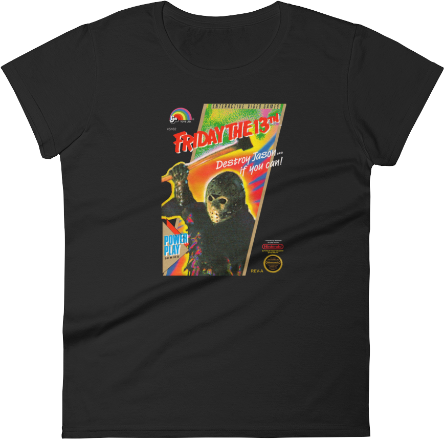Fridaythe13th Video Game Tshirt PNG image