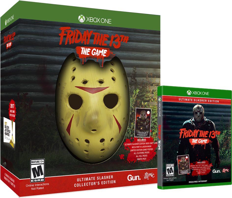 Fridaythe13th Xbox One Game Collectors Edition PNG image