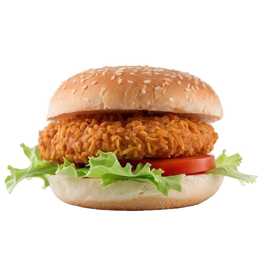 Fried Chicken Burger Png 05242024 PNG image