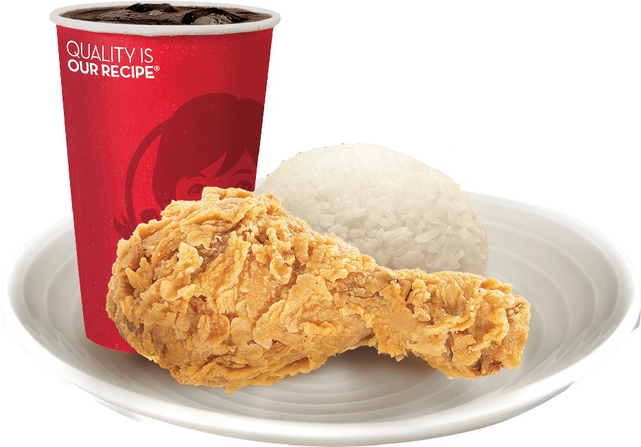 Fried Chicken Meal Combo PNG image