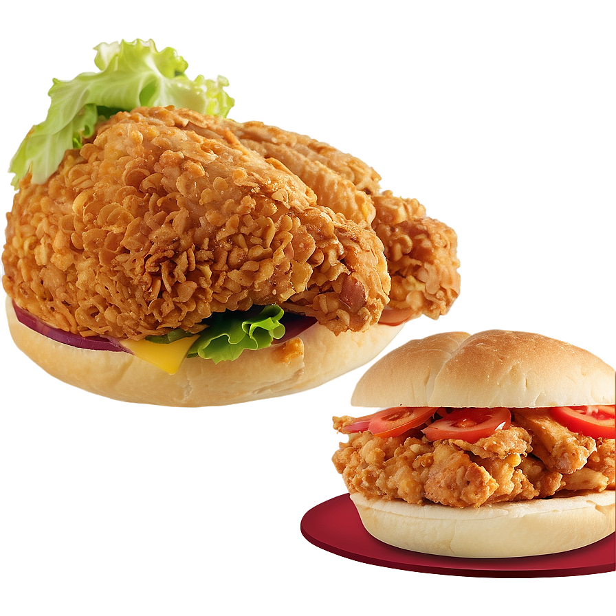 Fried Chicken Sandwich Png 76 PNG image