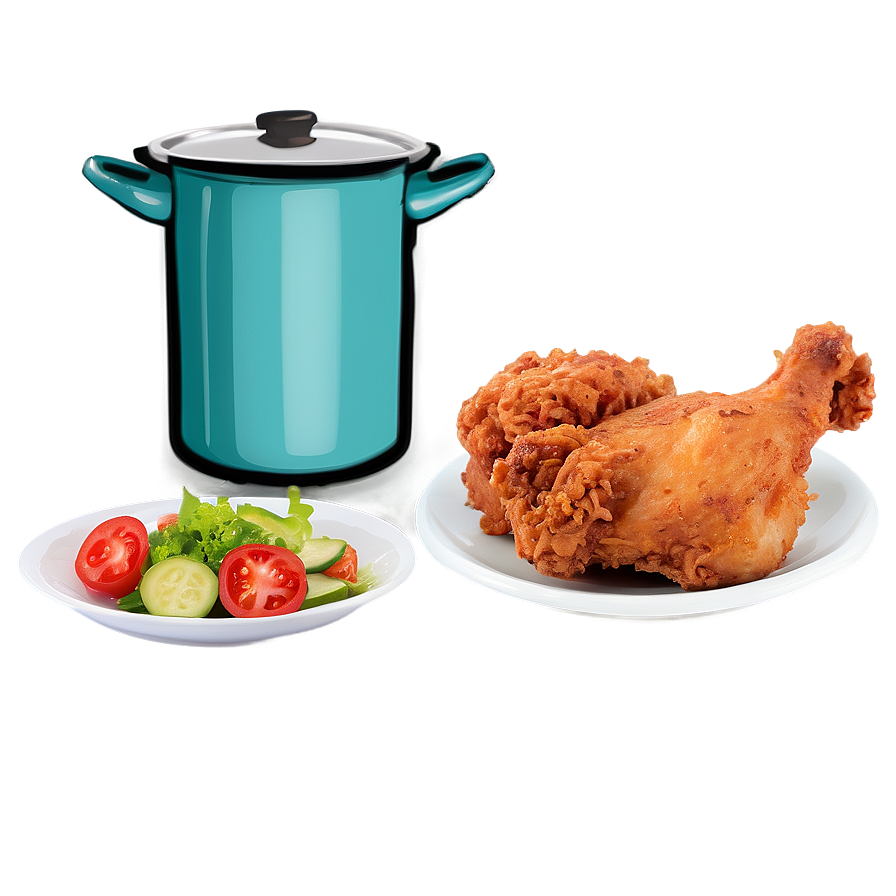 Fried Chicken Thighs Png 05242024 PNG image
