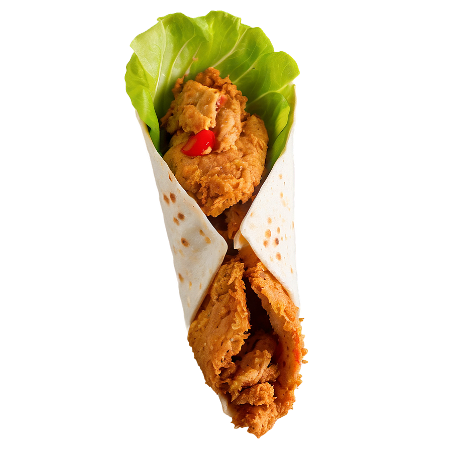 Fried Chicken Wrap Png Vxb PNG image