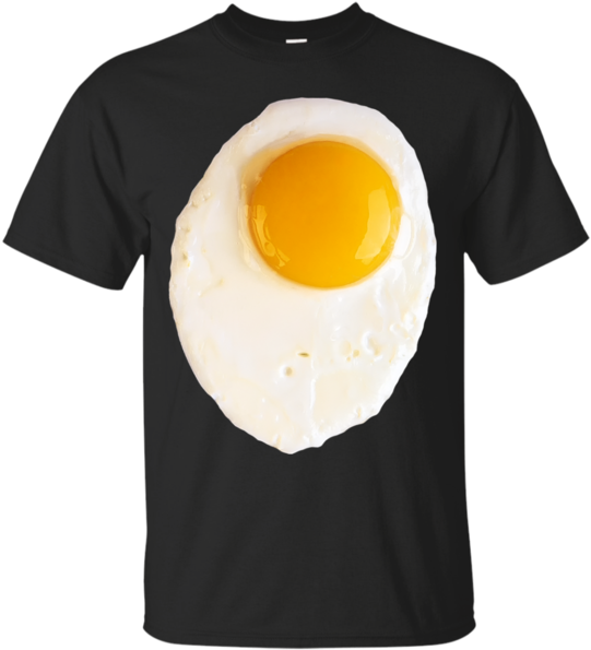 Fried Egg T Shirt Design PNG image