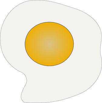 Fried Egg Vector Illustration PNG image