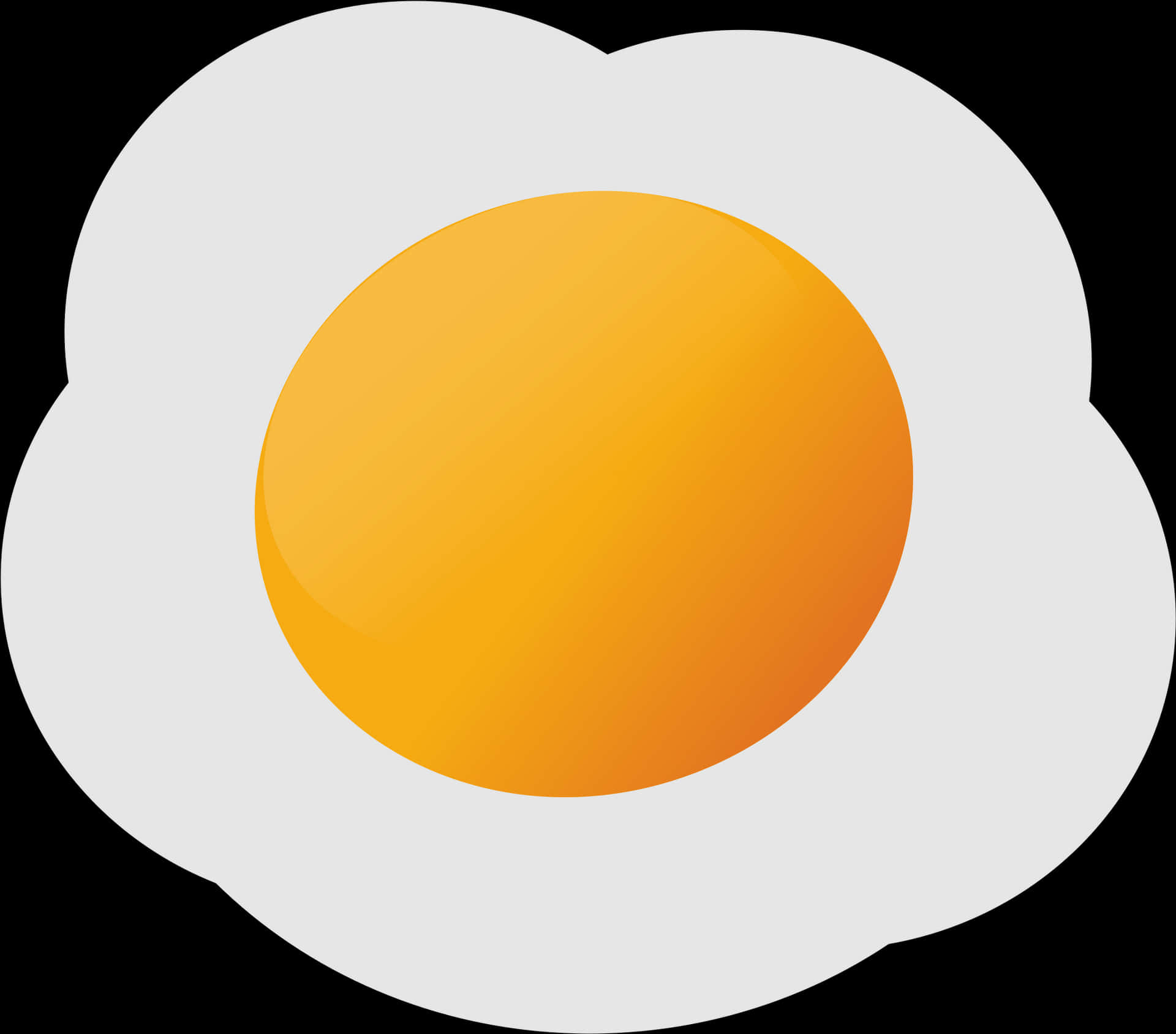 Fried Egg Vector Illustration PNG image