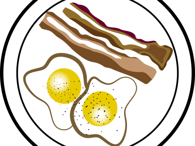 Fried Eggsand Bacon Clipart PNG image