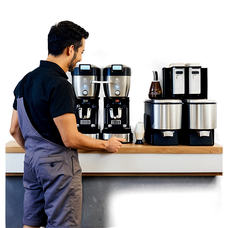 Friendly Barista Welcome Png Osb PNG image