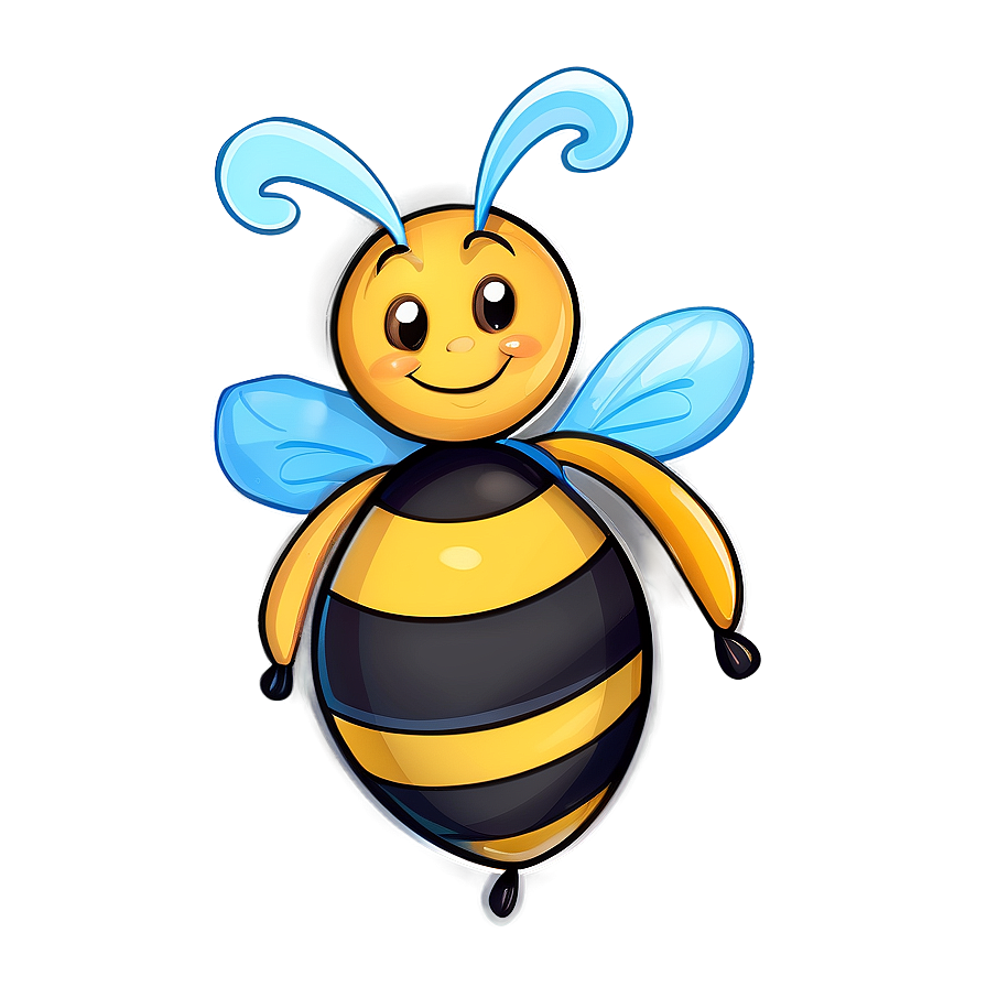 Friendly Bee Clipart Png Thn PNG image