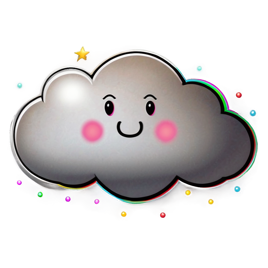 Friendly Cloud Png 13 PNG image