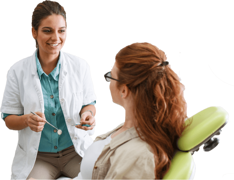 Friendly Dentist Consultationwith Patient PNG image