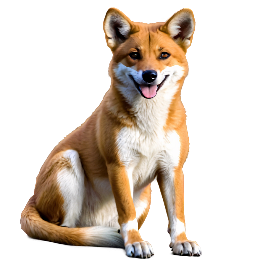 Friendly Dingo Cartoon Png 06202024 PNG image