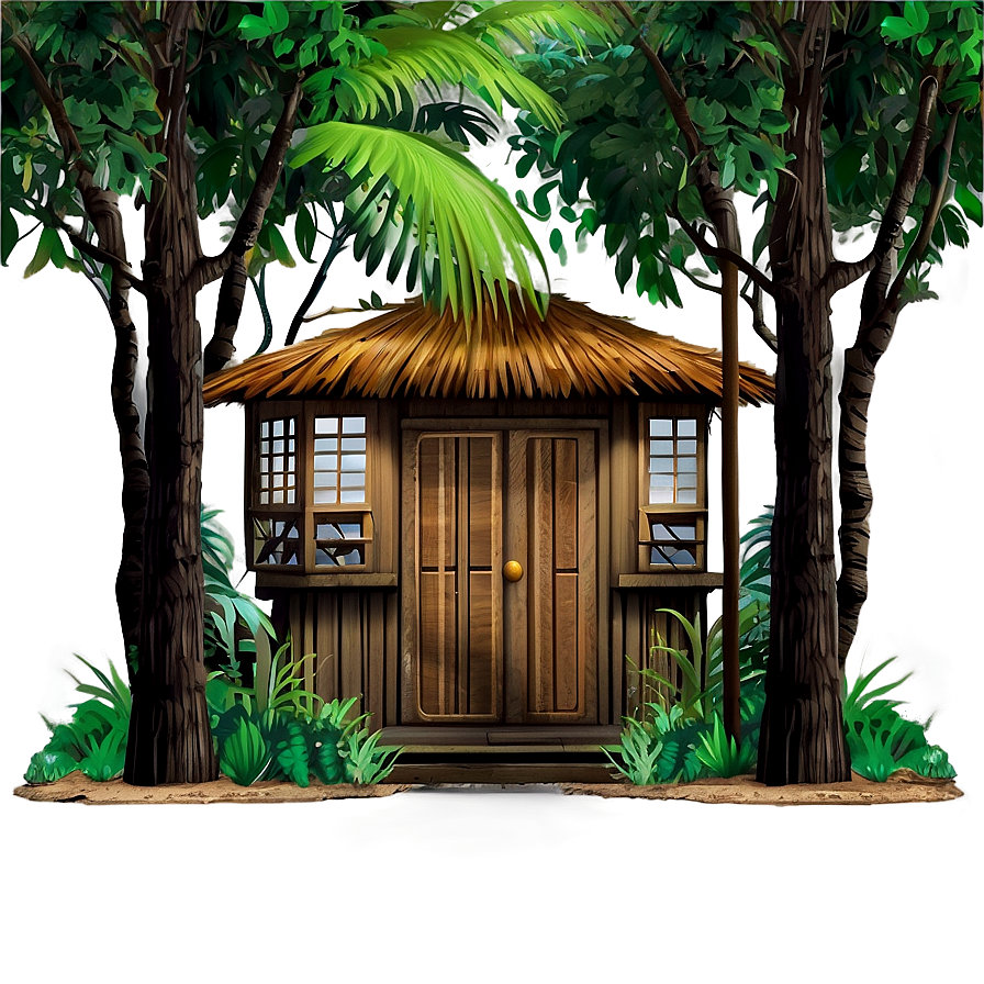 Friendly Forest Home Png 06272024 PNG image