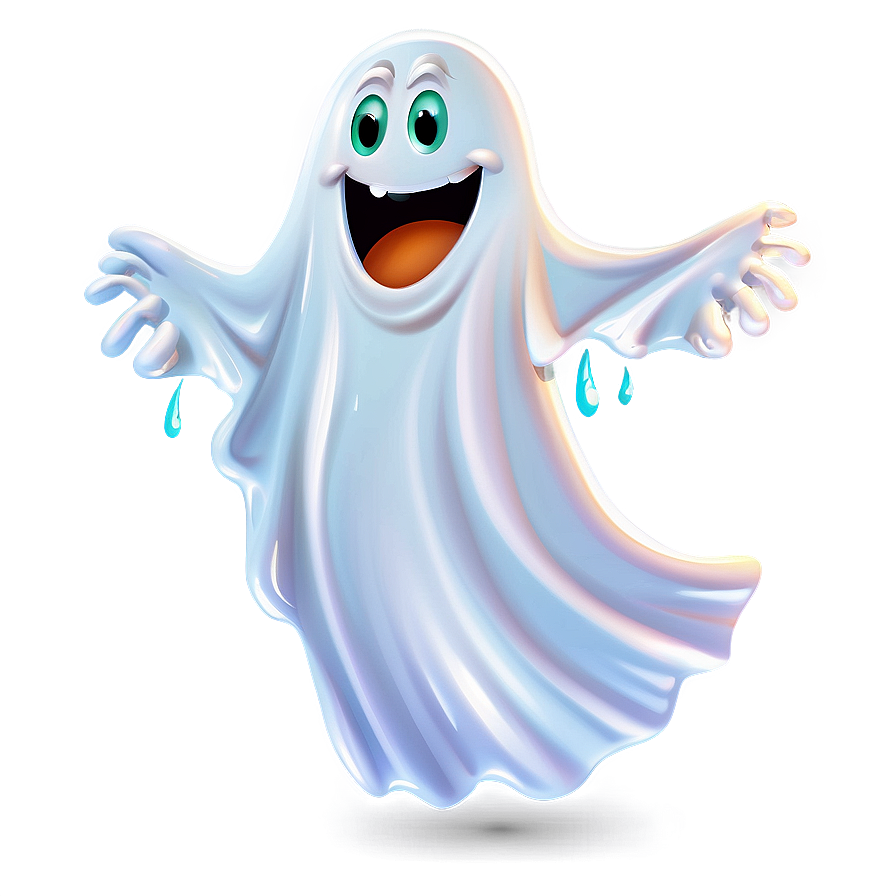 Friendly Ghost Halloween Cartoon Png 21 PNG image