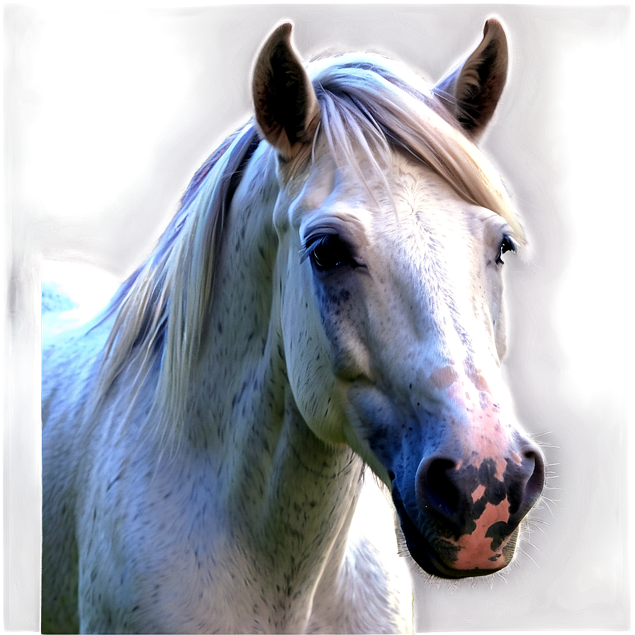 Friendly Horse Cartoon Png Qcb PNG image