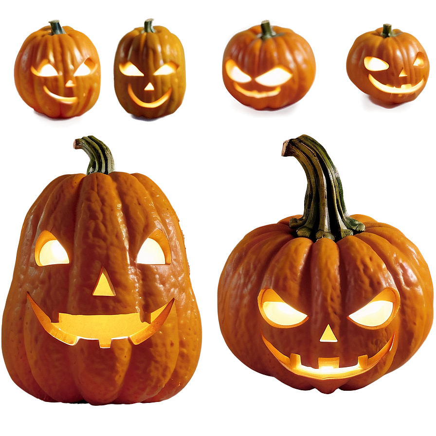 Friendly Pumpkin Face Png 06132024 PNG image