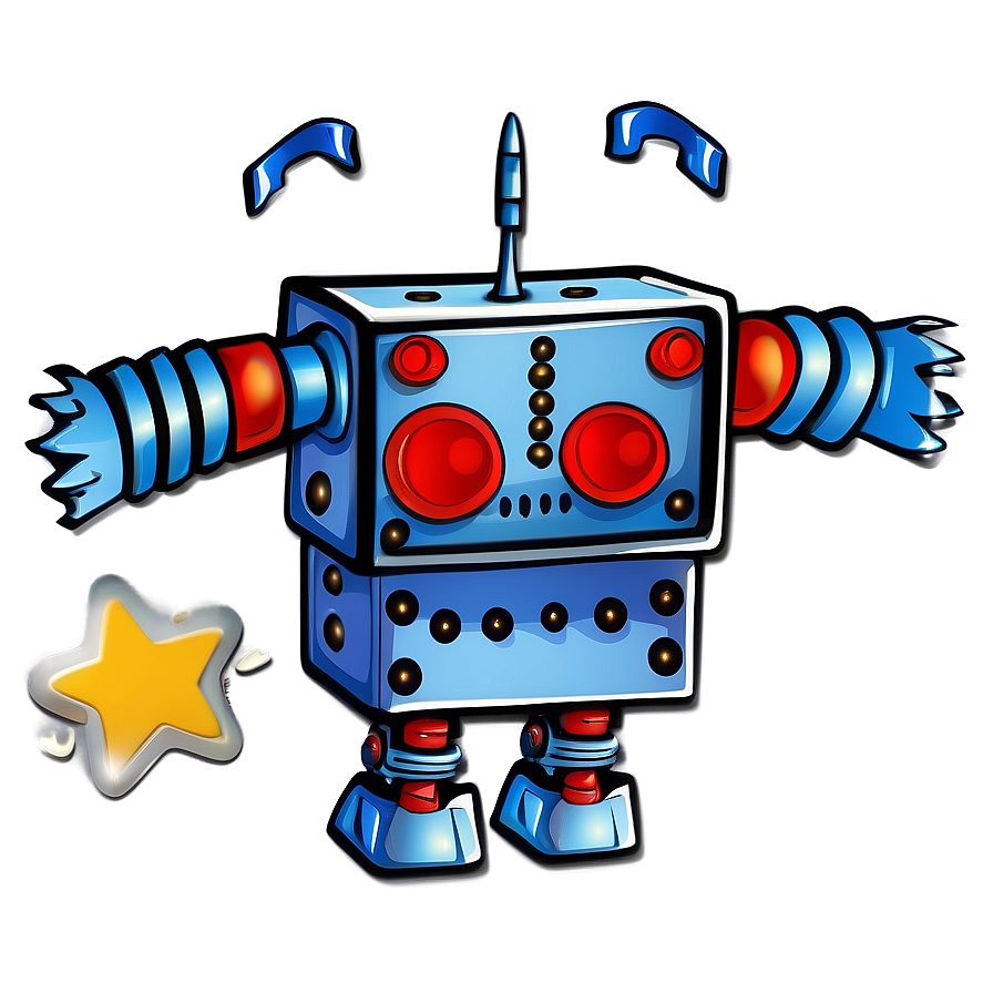 Friendly Robot Clipart Png Blt51 PNG image