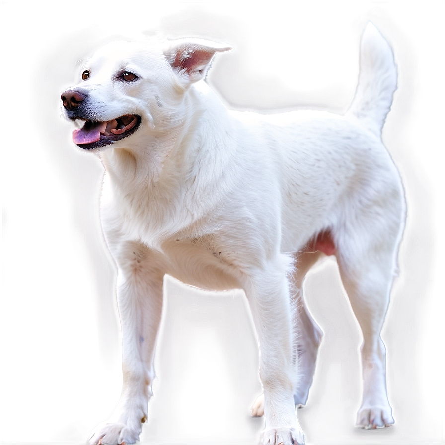 Friendly White Dog Png 27 PNG image