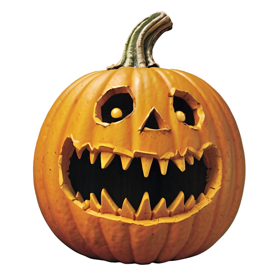 Frightened Pumpkin Face Png 58 PNG image