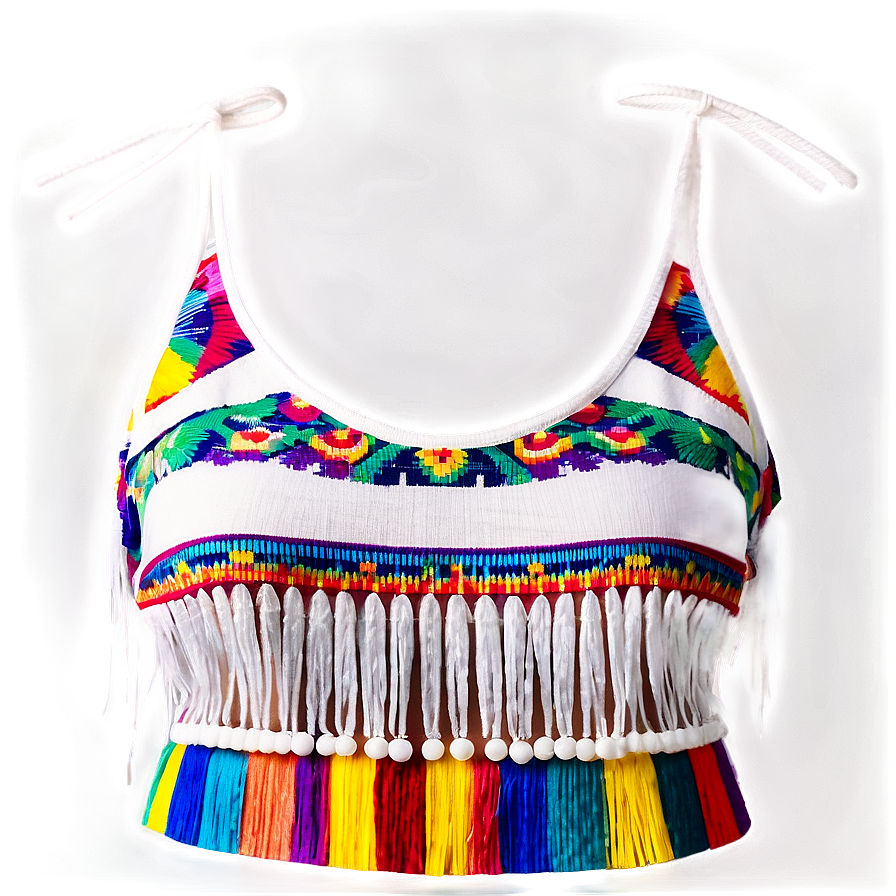 Fringe Crop Top Png Yob PNG image