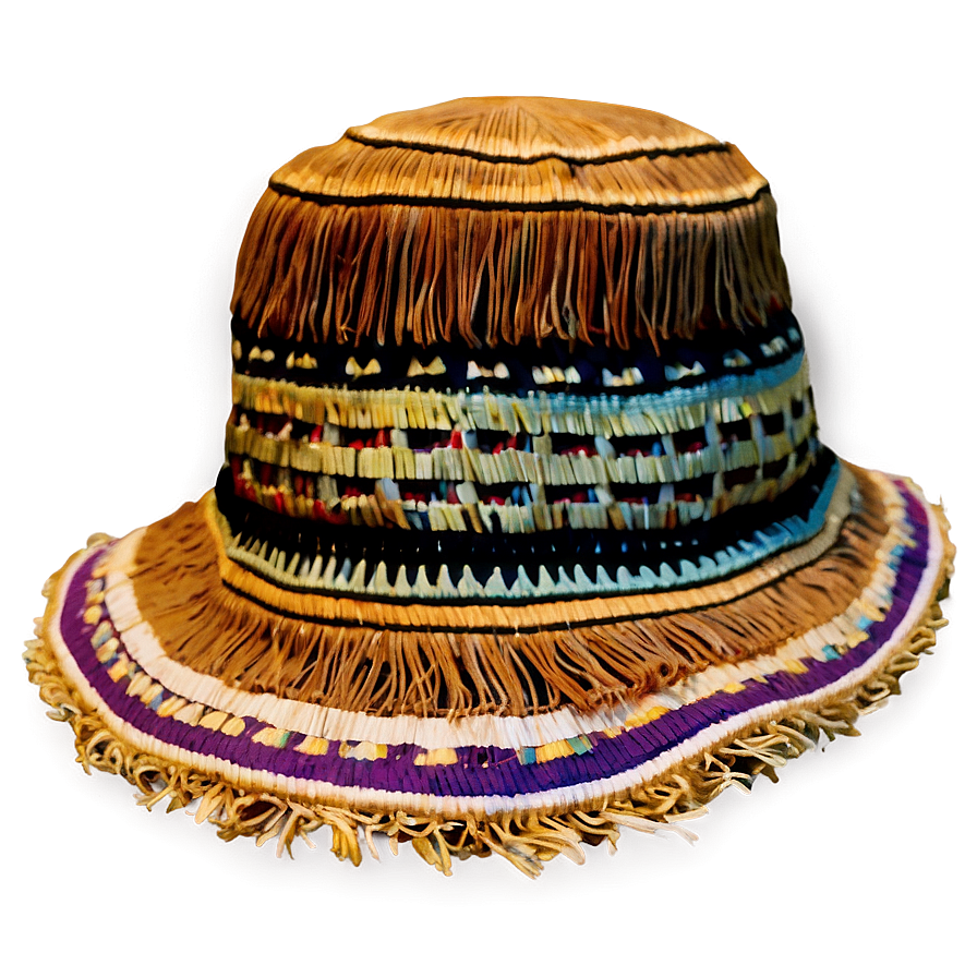 Fringed Bucket Hat Png 74 PNG image