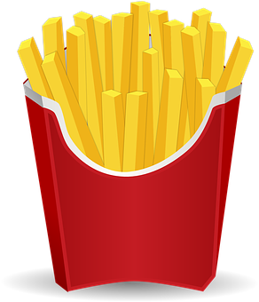 Frites Cartoon Vectoriel PNG image