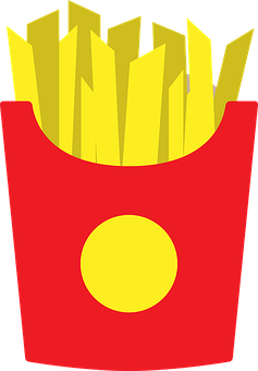 Frites Dessin Anime PNG image