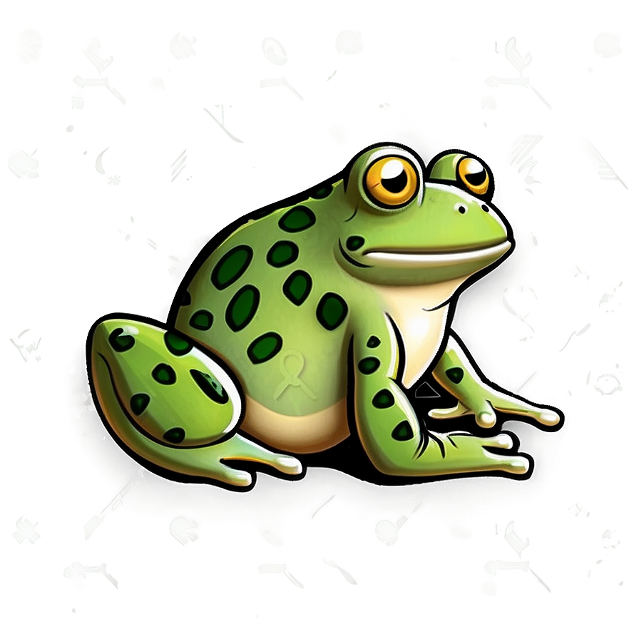 Frog Cartoon A PNG image