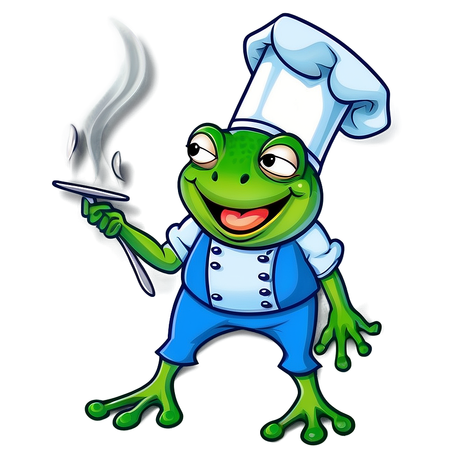 Frog Chef Cartoon Png 80 PNG image