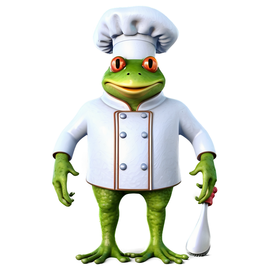 Frog Chef Cartoon Png Ill PNG image