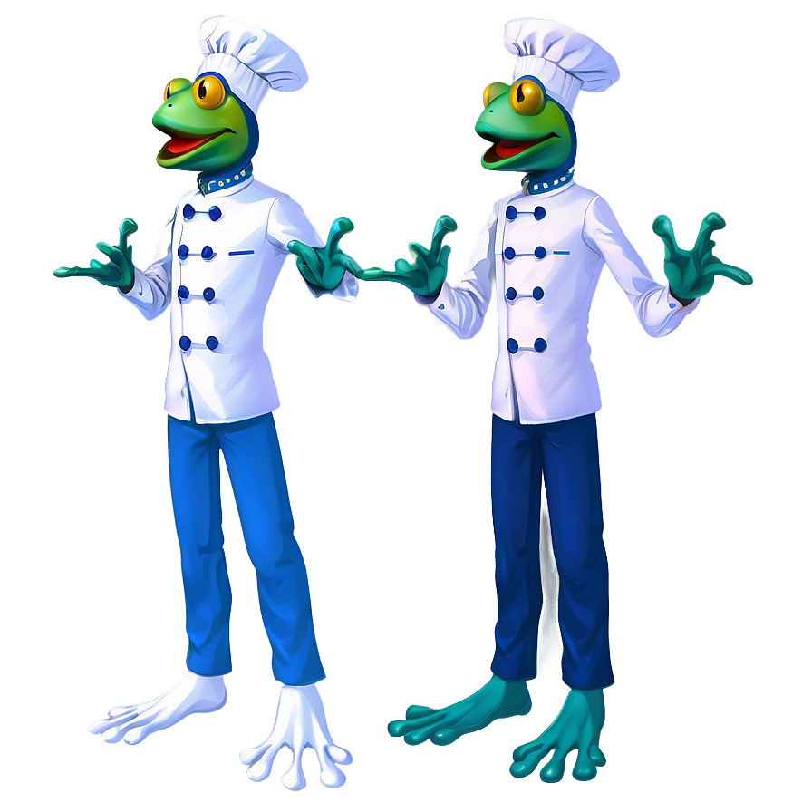 Frog Chef Cartoon Png Rbr PNG image