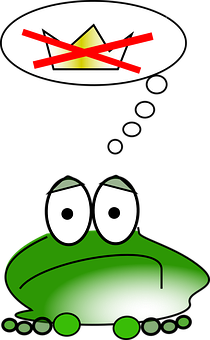 Frog Dreamingof Fly No Sign PNG image