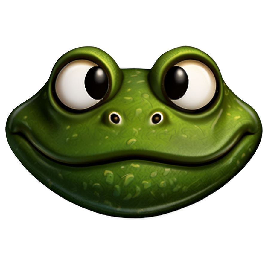 Frog Face Emoji Png 06212024 PNG image