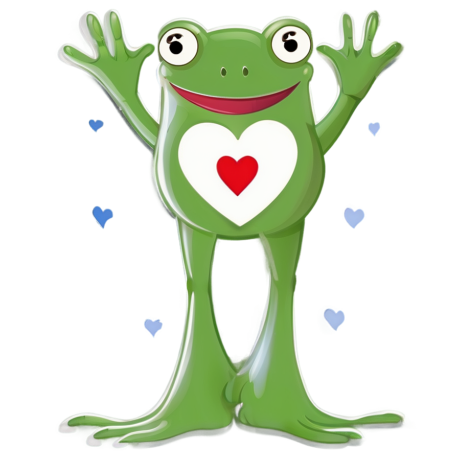 Frog In Love Cartoon Png 62 PNG image